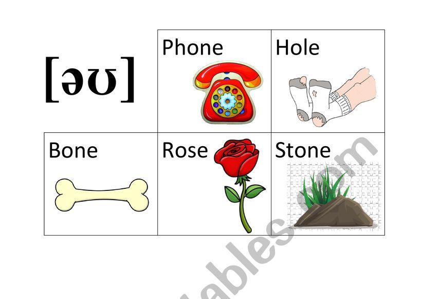 Pronunciation Game. Sound [əʊ]